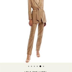 LBLC the label Bardot Vegan Belted Jacket Blazer and Matching Chloe Pants